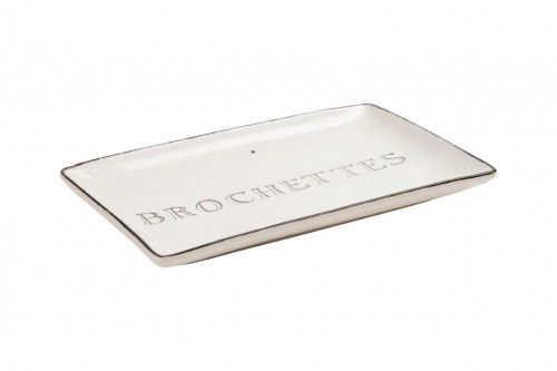 декоративное блюдо brochettes white в Сочи