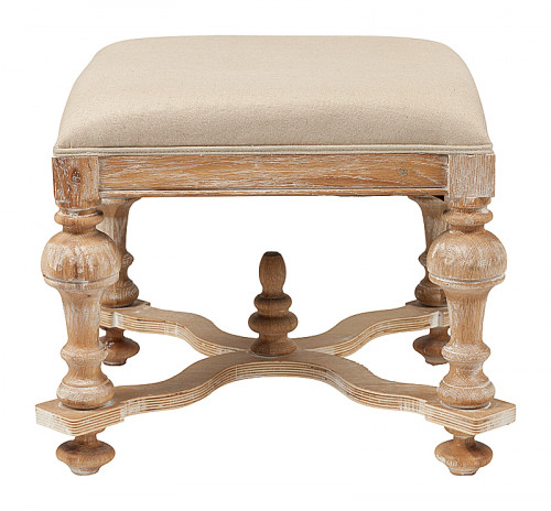 табурет деревянный мягкий бежевый baroque в Сочи