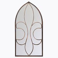 зеркало-окно большое с лилией бронзовый антик флореаль в Сочи