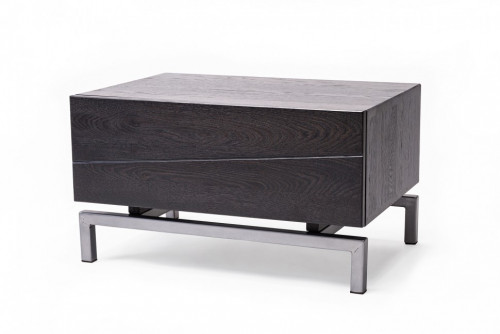 тумбочка george тёмно-коричневая, хром в Сочи