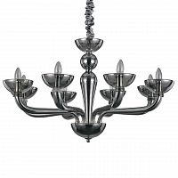подвесная люстра ideal lux casanova sp8 fume в Сочи