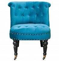 низкое кресло aviana blue velvet в Сочи