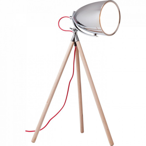 лампа настольная chromatic tripod на деревянном штативе в Сочи