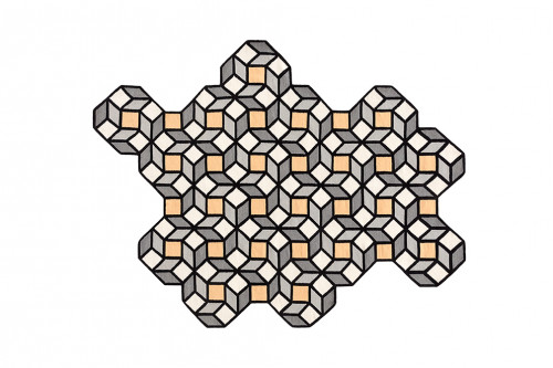 ковер parquet rhomb yellow 314x195 от gan в Сочи