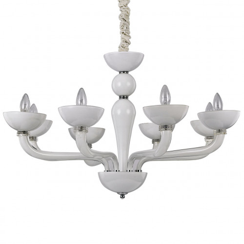 подвесная люстра ideal lux casanova sp8 bianco в Сочи