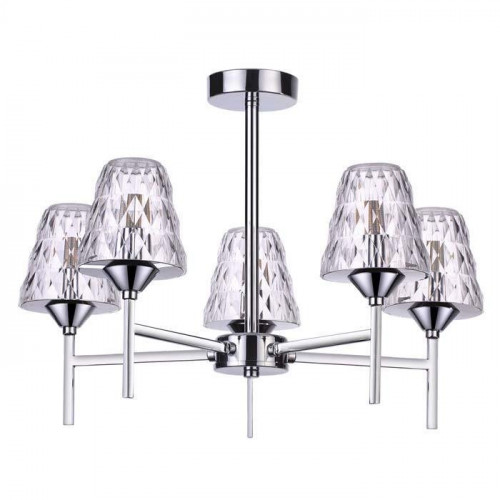 потолочная светодиодная люстра lumion gerana 3598/30cl хром в Сочи
