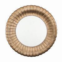 зеркало большое круглое бронзовое с декором lucena в Сочи