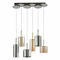 дизайнерская подвесная люстра spot light flaconetta 1300628 серая в Сочи