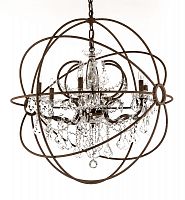люстра foucault's orb crystal d75 антик (темная) коричневая в Сочи