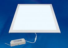 потолочный светодиодный светильник (ul-00004127) uniel ulp-6060 40w/6500k ip54 clip-in white в Сочи