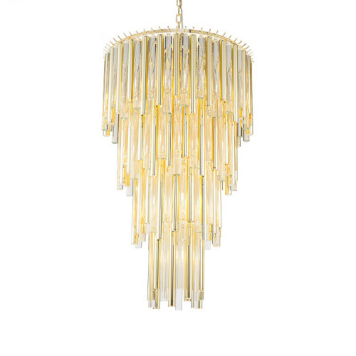 люстра gigi 13 gold от delight collection прозрачная/золото в Сочи