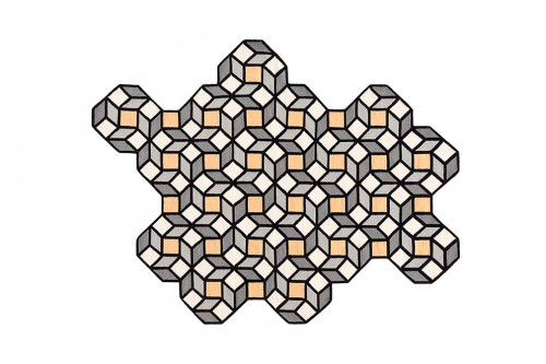 ковер parquet rhomb yellow 254x195 от gan в Сочи
