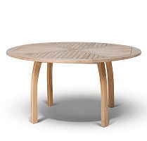 модена круглый стол из тика, 150 см. в Сочи