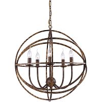 подвесная люстра arte lamp kopernik a1703sp-5br в Сочи