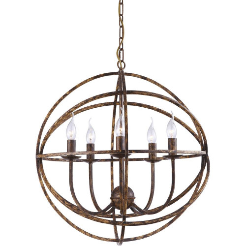 подвесная люстра arte lamp kopernik a1703sp-5br в Сочи