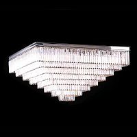 потолочная люстра newport 31133/pl nickel матовый никель, белая в Сочи