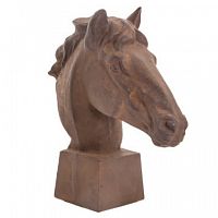 статуэтка horse head на подставке коричневый в Сочи