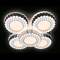 потолочная светодиодная люстра ambrella light orbital high-tech fh13/5 wh 160w d550*550 в Сочи