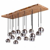 дизайнерская подвесная светодиодная люстра spot light ball 5031574 матовый никель, белая в Сочи