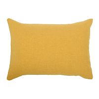 наволочка изо льна горчичного цвета essential 50х70 в Сочи