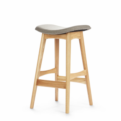 барный стул allegra высота 67 светло серый в Сочи