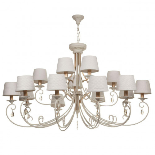 подвесная люстра maytoni enna arm548pl-15wg белая в Сочи