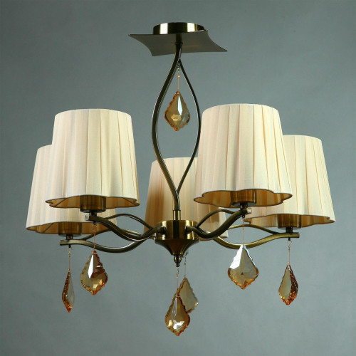 потолочная люстра brizzi bx03203/5 bronze cream в Сочи