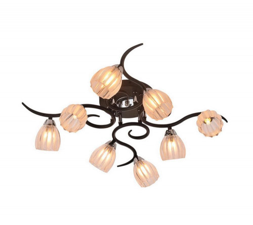 потолочная люстра idlamp raymond 213/8pf-blackchrome в Сочи