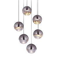 подвесной светильник globo 6u nickel от delight collection в Сочи