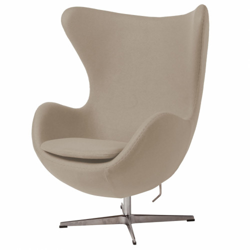 кресло egg chair бежевое в Сочи