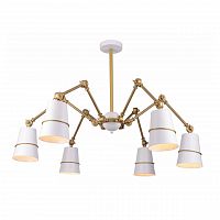 подвесная люстра divinare reattiva 8035/03 lm-6 белая в Сочи