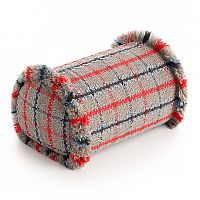 подушка большая-рол tartan blue от gan в Сочи