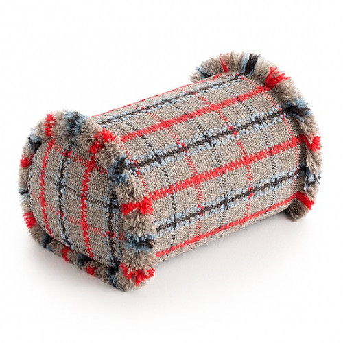 подушка большая-рол tartan blue от gan в Сочи