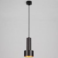 подвесной светильник eurosvet charlie 50134/1 led черный/золото в Сочи