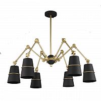 подвесная люстра st luce sorspreso sl458.422.06 черная в Сочи