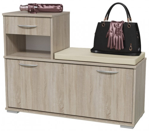 тумба под обувь лира, цвет дуб сонома в Сочи