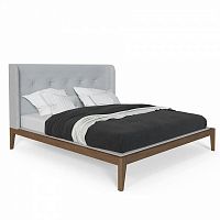 кровать двуспальная 180x200 светло-серая fly soft new в Сочи