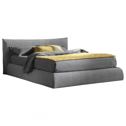 кровать двуспальная 180х200 серая pillow в Сочи