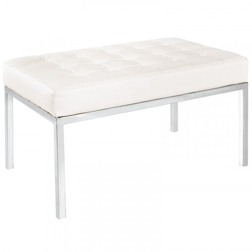 скамья bench белая кожа в Сочи