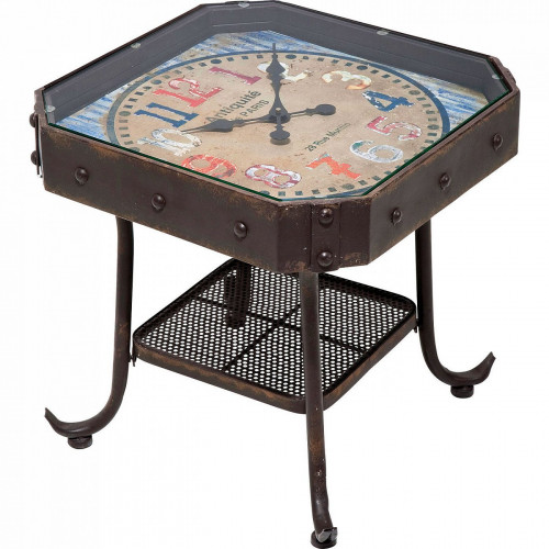 столик приставной antique clock черный в Сочи