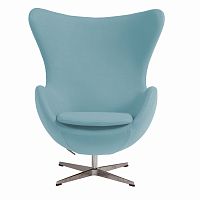 кресло egg chair голубое в Сочи
