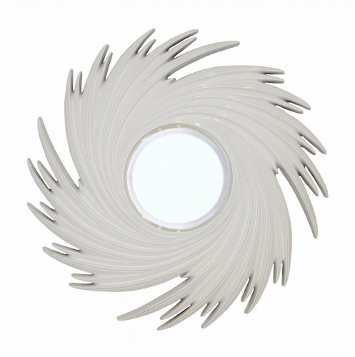 зеркало-солнце в раме свирл tornado white в Сочи