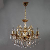 подвесная люстра ambiente leon 2128/6 wp tear drop в Сочи