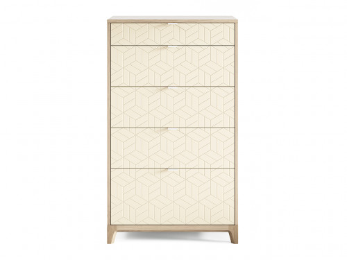 высокий комод case кремовый / гравировка 10 в Сочи