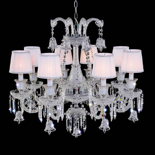 подвесная люстра crystal lux princess sp8 прозрачная в Сочи