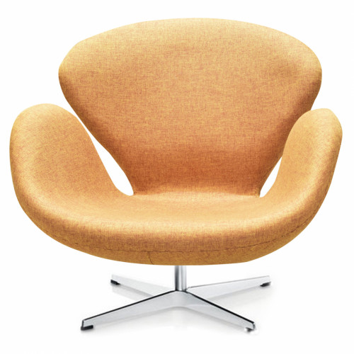 кресло swan chair коричневое в Сочи