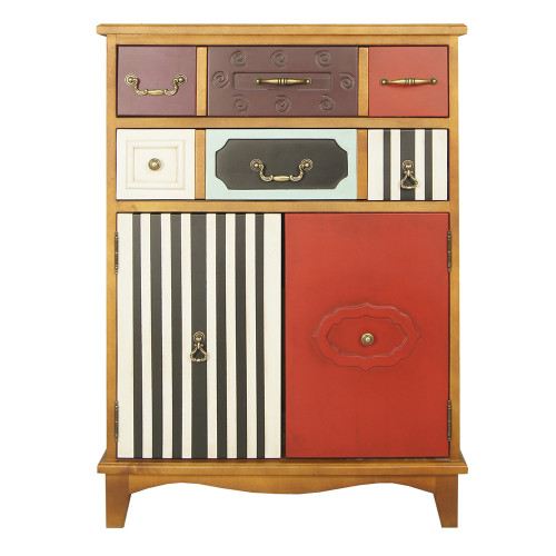 вертикальный комод gouache birch (2 ящика) разноцветный в Сочи