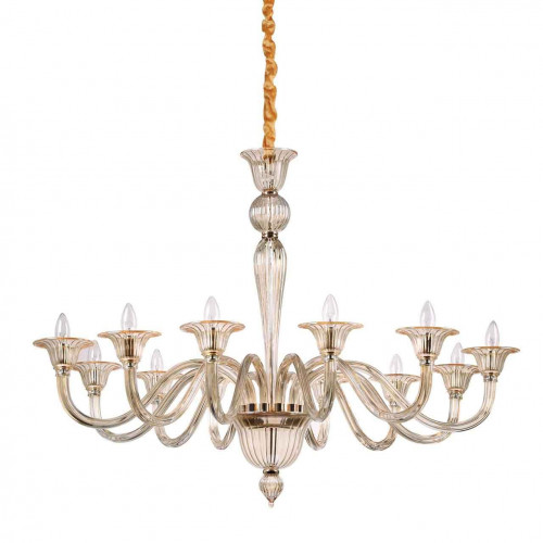 подвесная люстра ideal lux brigitta sp12 ambra в Сочи