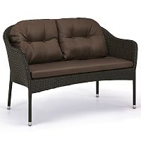 плетеный диван коричневый brown в Сочи