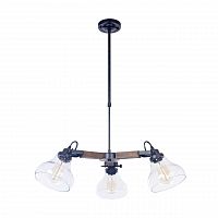 подвесная люстра freya lorenza fr4171-pl-03-b коричневая в Сочи